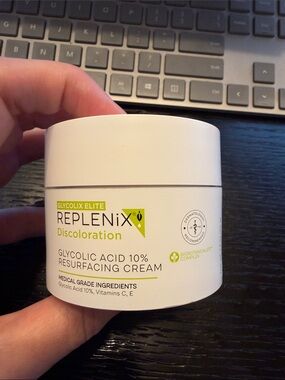 NEW Replenix Glycolic Acid 10% Resurfacing Cream - Discoloration